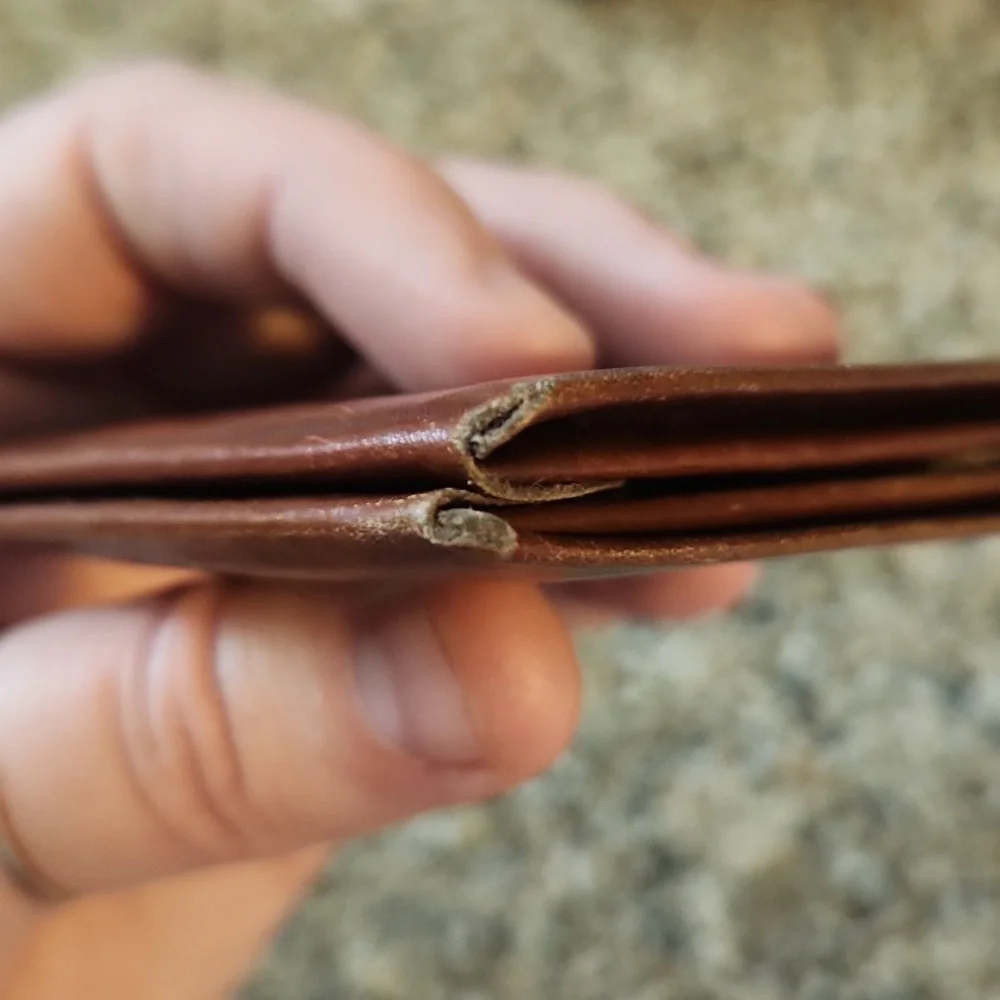 Vintage‎ Textan calfskin wallet